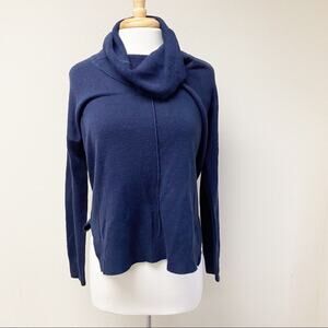 Carol Rose Cowl Neck Sweater Navy M